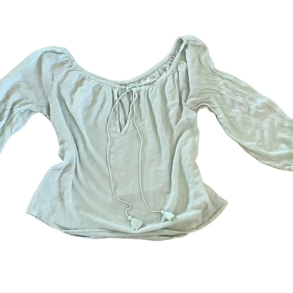 Kimchi Blue Urban Outfitters Bohemian Tassel Tie Summer Mermaidcore Coastal Top - Picture 6 of 13